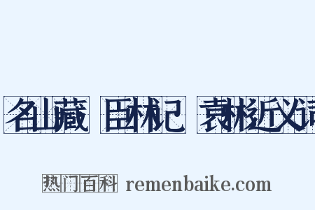 名山藏·臣林记·袁彬近义词是什么意思的图片